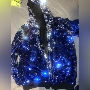 Blue Sequin Jacket